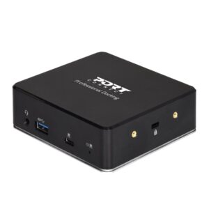 Port USB Type-C to 1 x RJ45|2 x USB3.1 Gen1|2 x HDMI|1 x Type-C|1 x USB3.1 Gen1 | Apple Charging 2.4A|1 x Aux Dock - Black