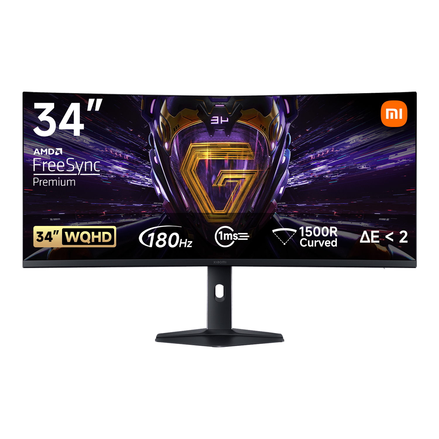 Xiaomi G34WQi 34" 1440p UltraWide VA Curved Gaming Monitor (180Hz, 1ms, 21:9, HDMI/DP, AMD FreeSync, and 1500R Curve)