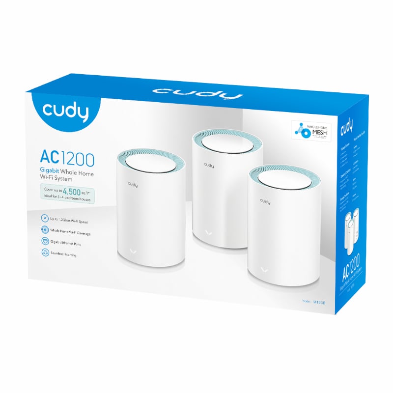 Cudy AC1200 Wi-Fi Mesh Kit 3 Pack With Gigabit - Image 4