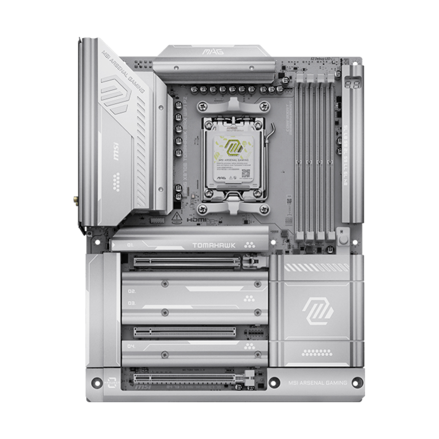 MSI MAG X870E TOMAHAWK MAX WIFI PZ AM5 ATX Motherboard - Image 2