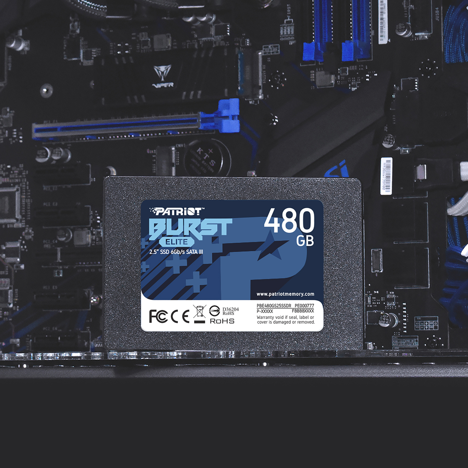 Patriot Burst Elite 480GB 2.5" SATA III SSD - Image 4