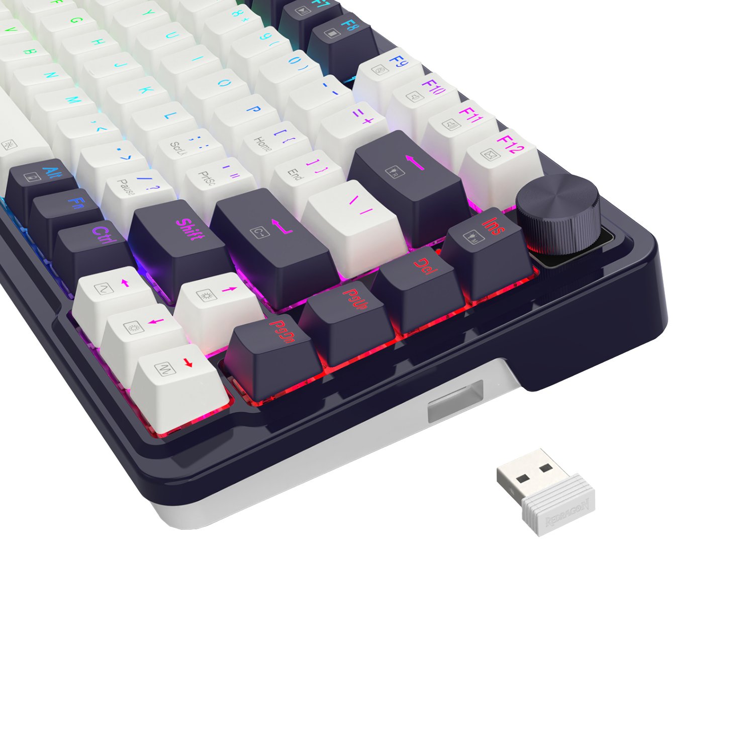 Redragon UCAL K673 PRO Mechanical Wireless Gaming Keyboard - Black - Image 8