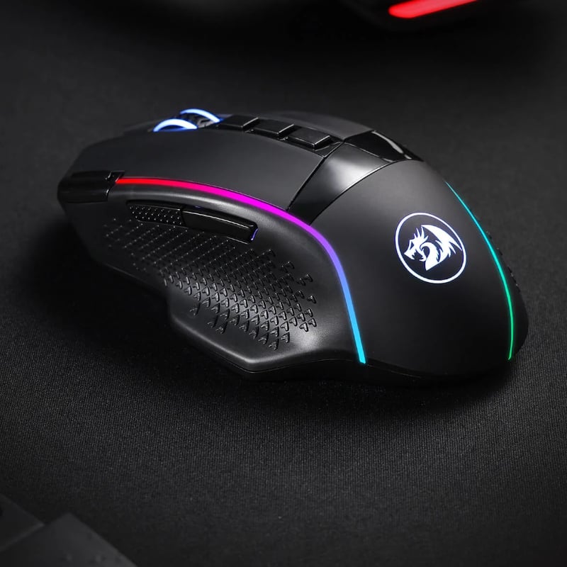 REDRAGON Enlightment 19000DPI RGB Wireless Gaming Mouse - Black - Image 6