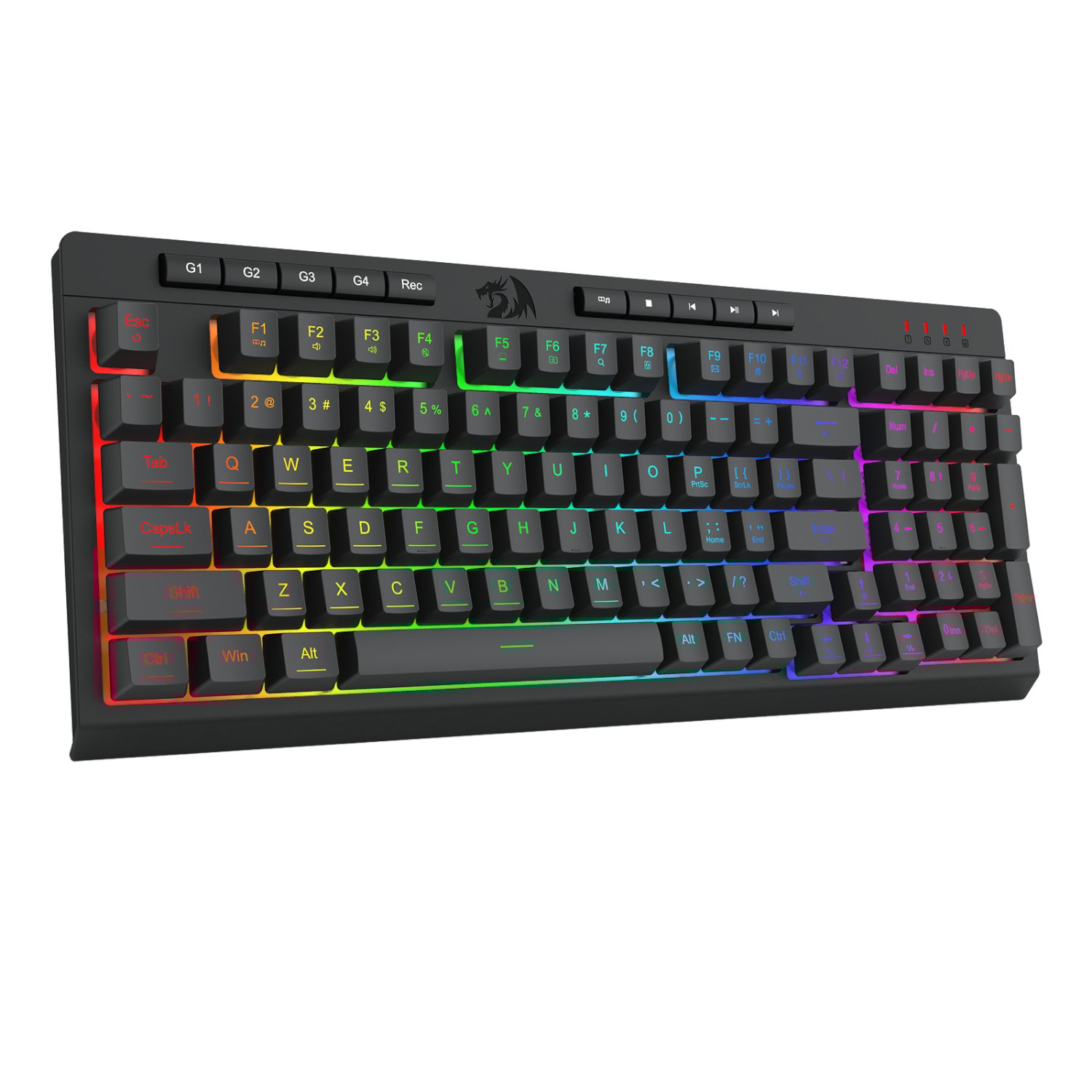 Redragon 4-in-1 Keyboard | Mouse | Mousepad | RGB Headset Gaming Combo - Image 4