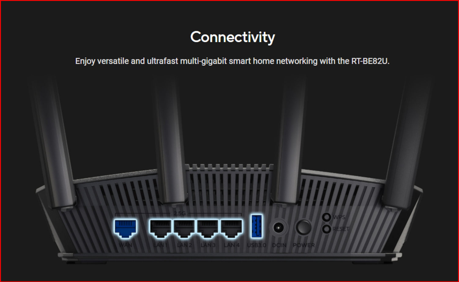 ASUS RT-BE82U Wi-Fi 7 Dual-Band 2.5GbE Router-Black - Image 4